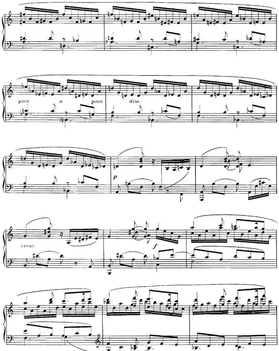 福雷13首船歌：Barcarolle No·10 in A min, Op·104, No· 2