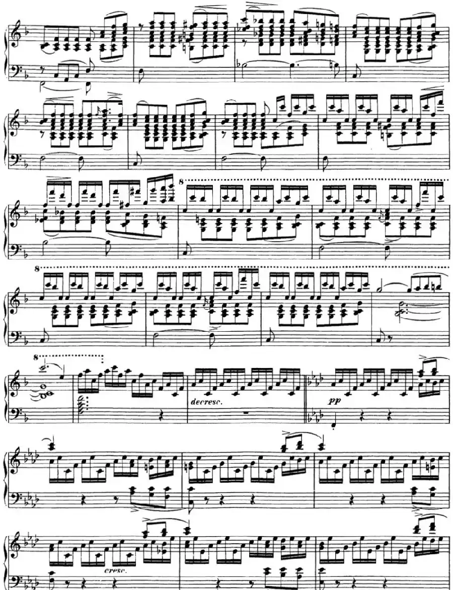 舒伯特f小调即兴曲D.935，Op.142（NO.1）