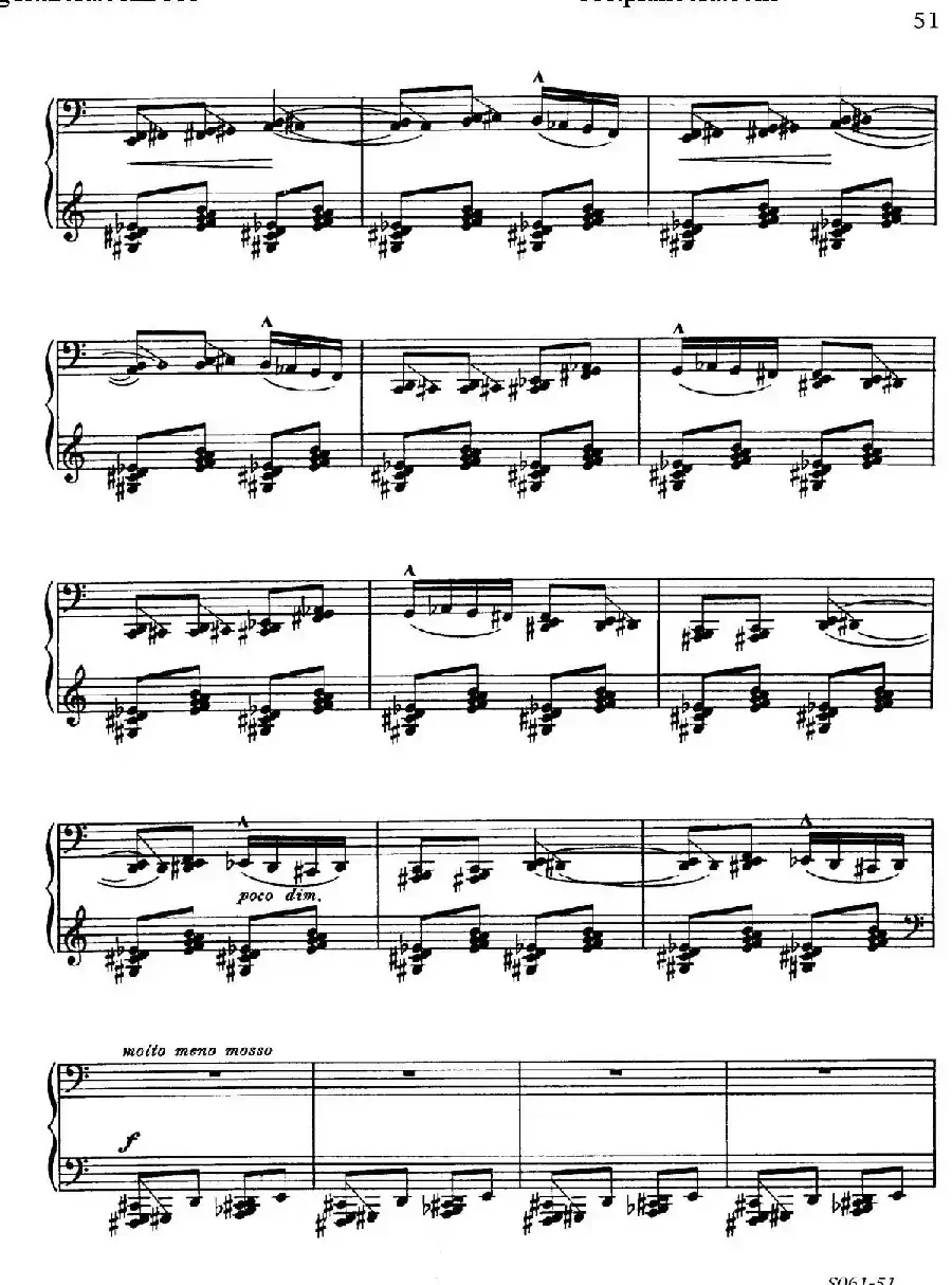 Poems of 1917 Op.41（1917之诗 10. 亡灵之舞）
