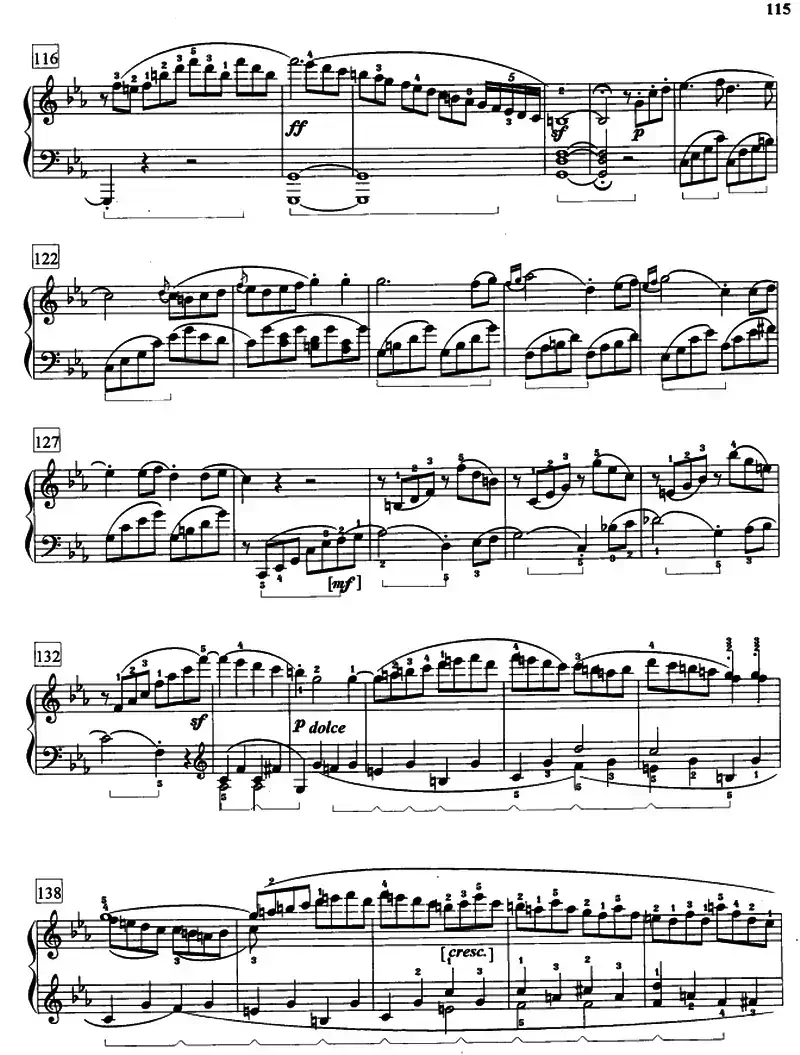 “悲怆”奏鸣曲Op.13（第三乐章）