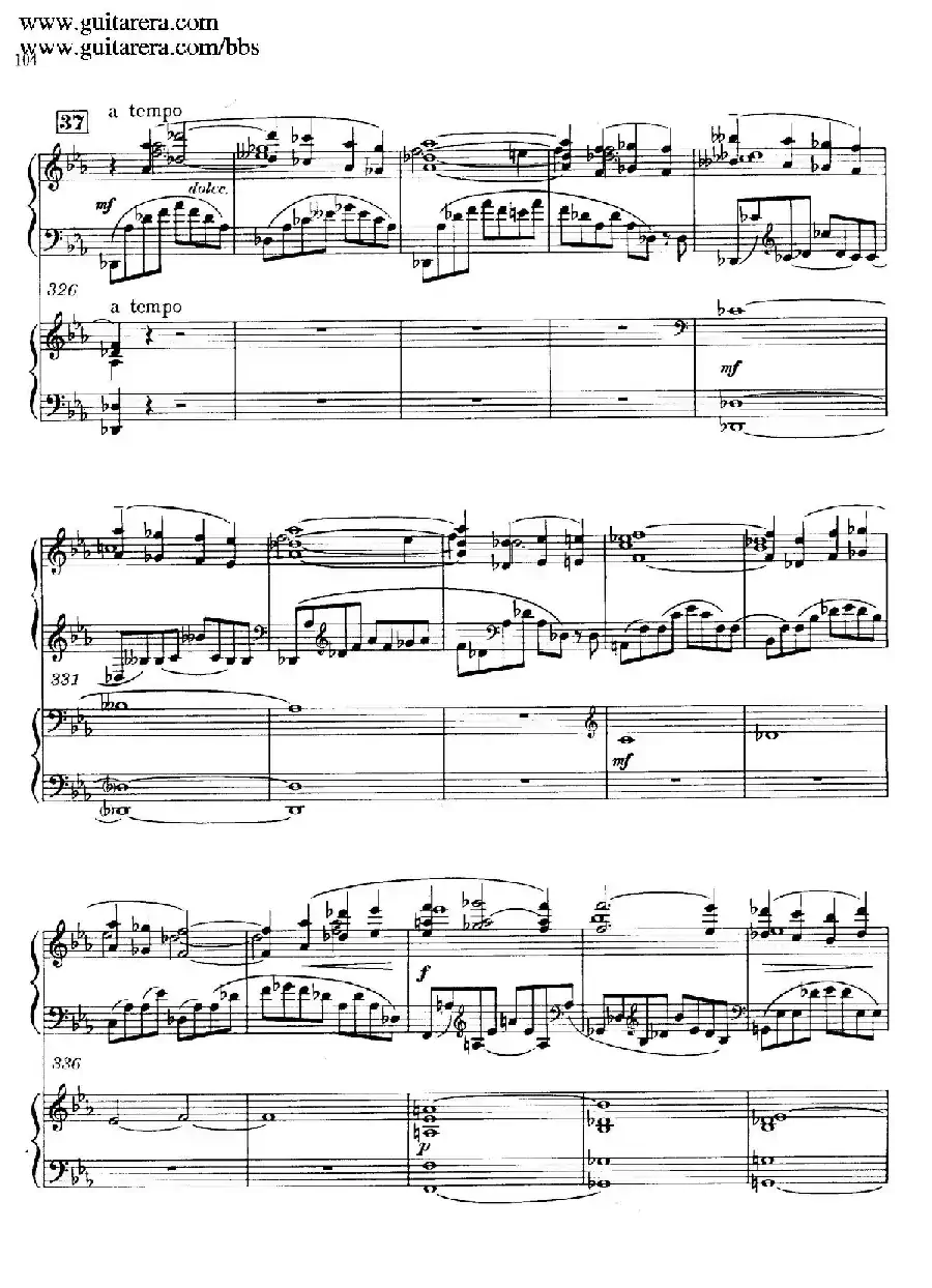 c小调第二钢琴协奏曲 Op.18（双钢琴·第三乐章）