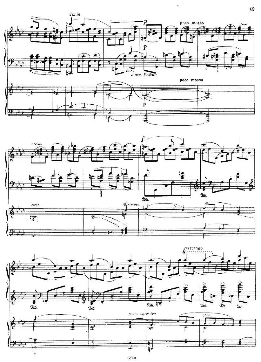 Piano Concerto No.2 in c Minor Op.50（c小调第二钢琴协奏曲·Ⅱ·双钢琴）