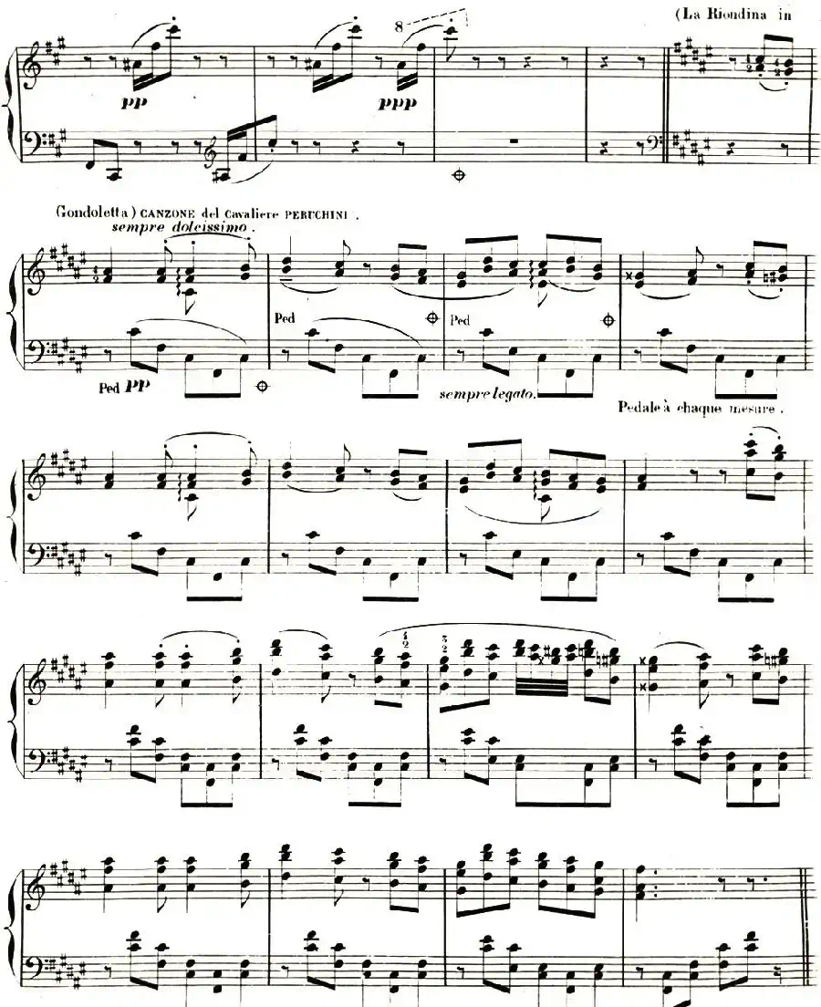 李斯特 旅游岁月 第二集遗补 威尼斯和拿波里 S.162 No.1 船歌