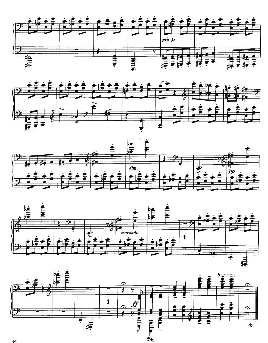 Four Rhapsodies Op.11（4首狂想曲·Ⅲ）