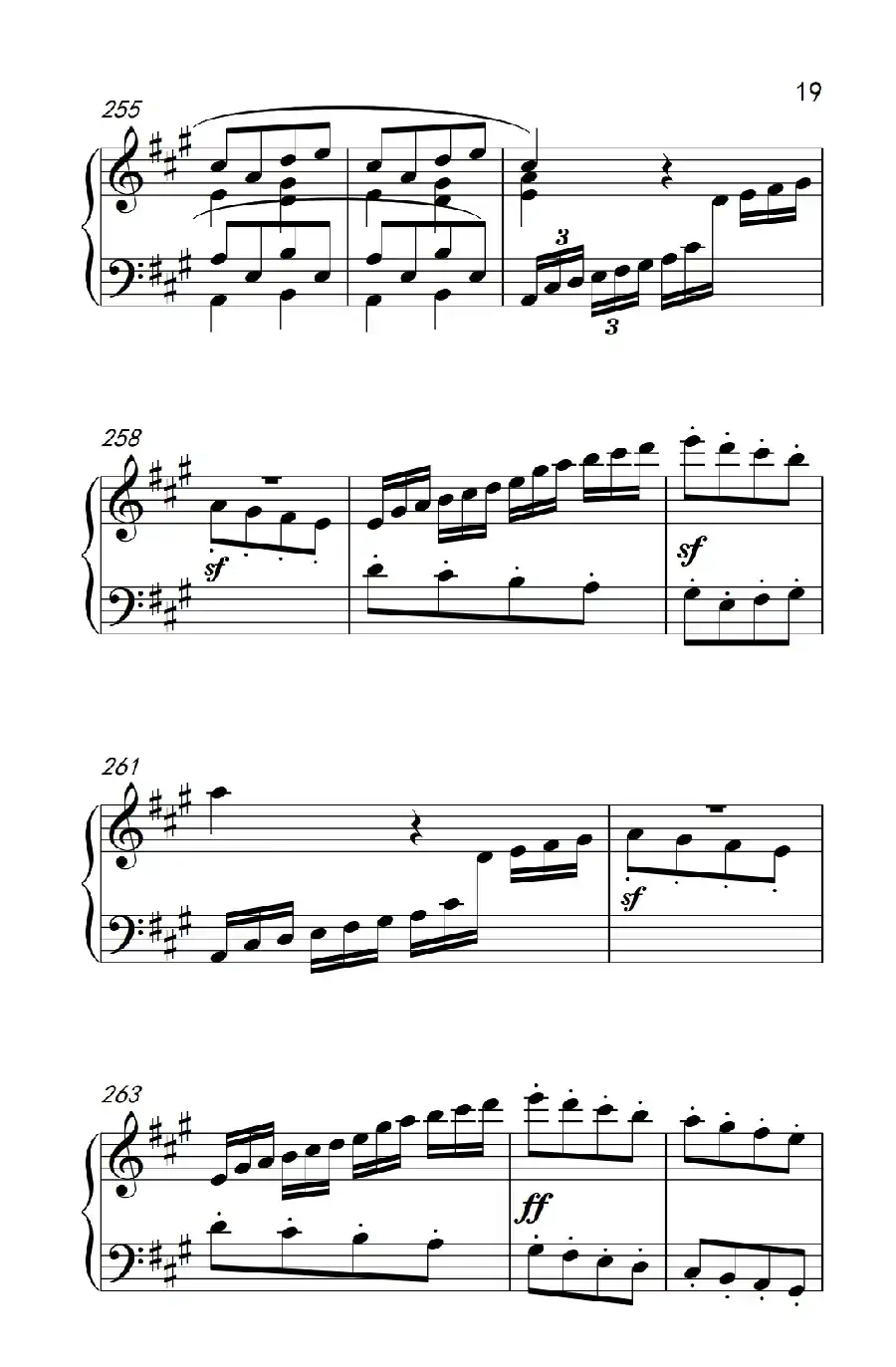 奏鸣曲 Opus 2 Nr.2 第一乐章(贝多芬奏鸣曲集 1)