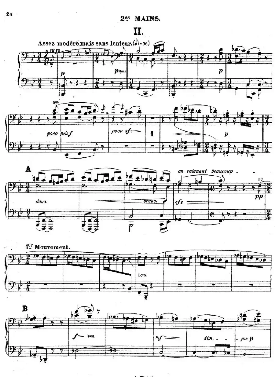 Symphony on a French Mountain Air Op.25（法国山歌交响曲·双钢琴·Ⅱ）