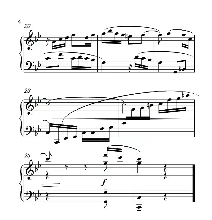 第四级B组 送大哥(中国音乐学院钢琴考级作品1~6级)