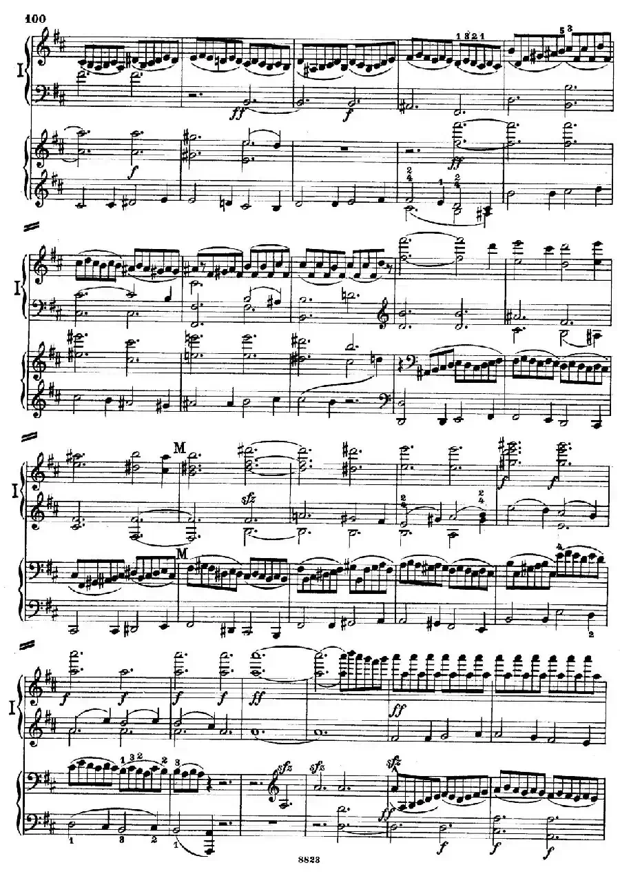 d小调第九交响曲 Op.125（双钢琴P93——102）