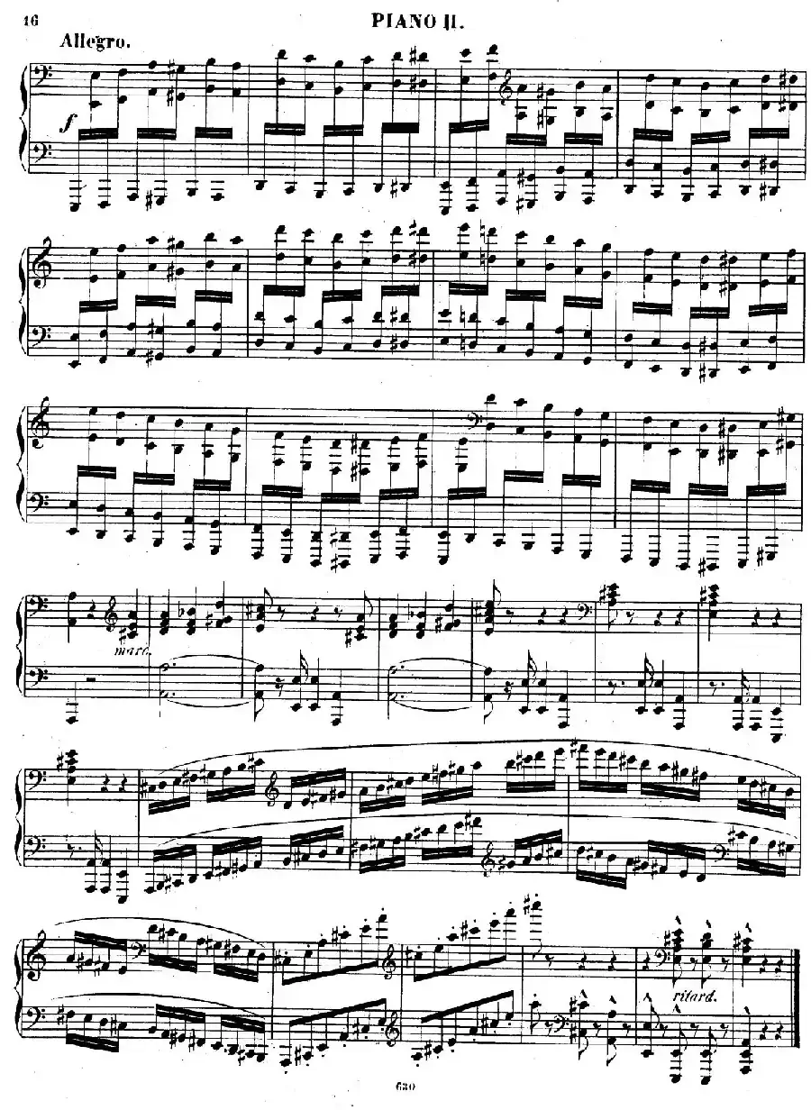 Chaconne for 2 Pianos Op.150（双钢琴第二钢琴）