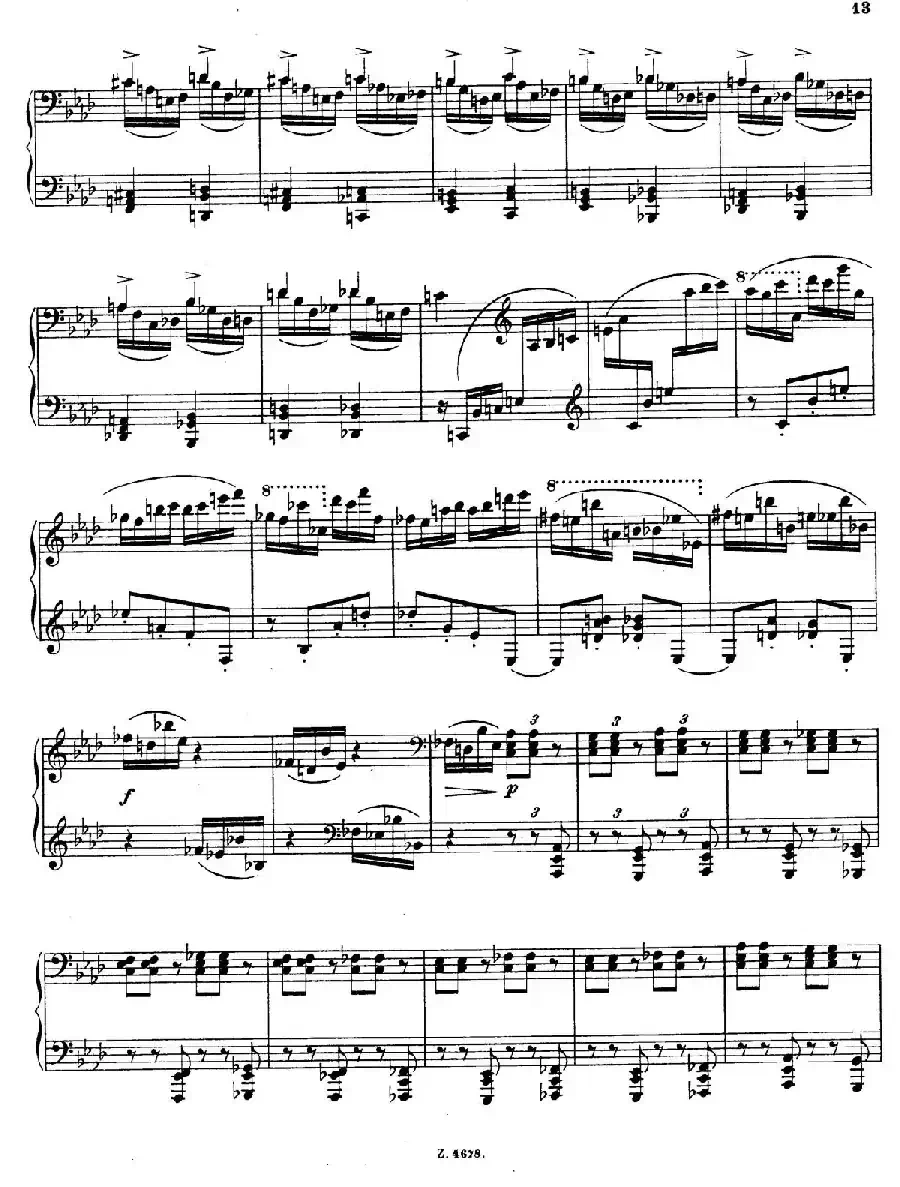 Charakterskizzen Op.40（个性素描 4. 万花筒 Kaleidoskop）