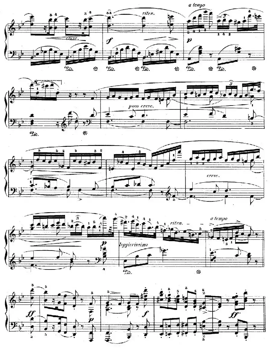 Variations on Je Vends Des Scapulaires Op.12（降B大调华丽变奏曲）