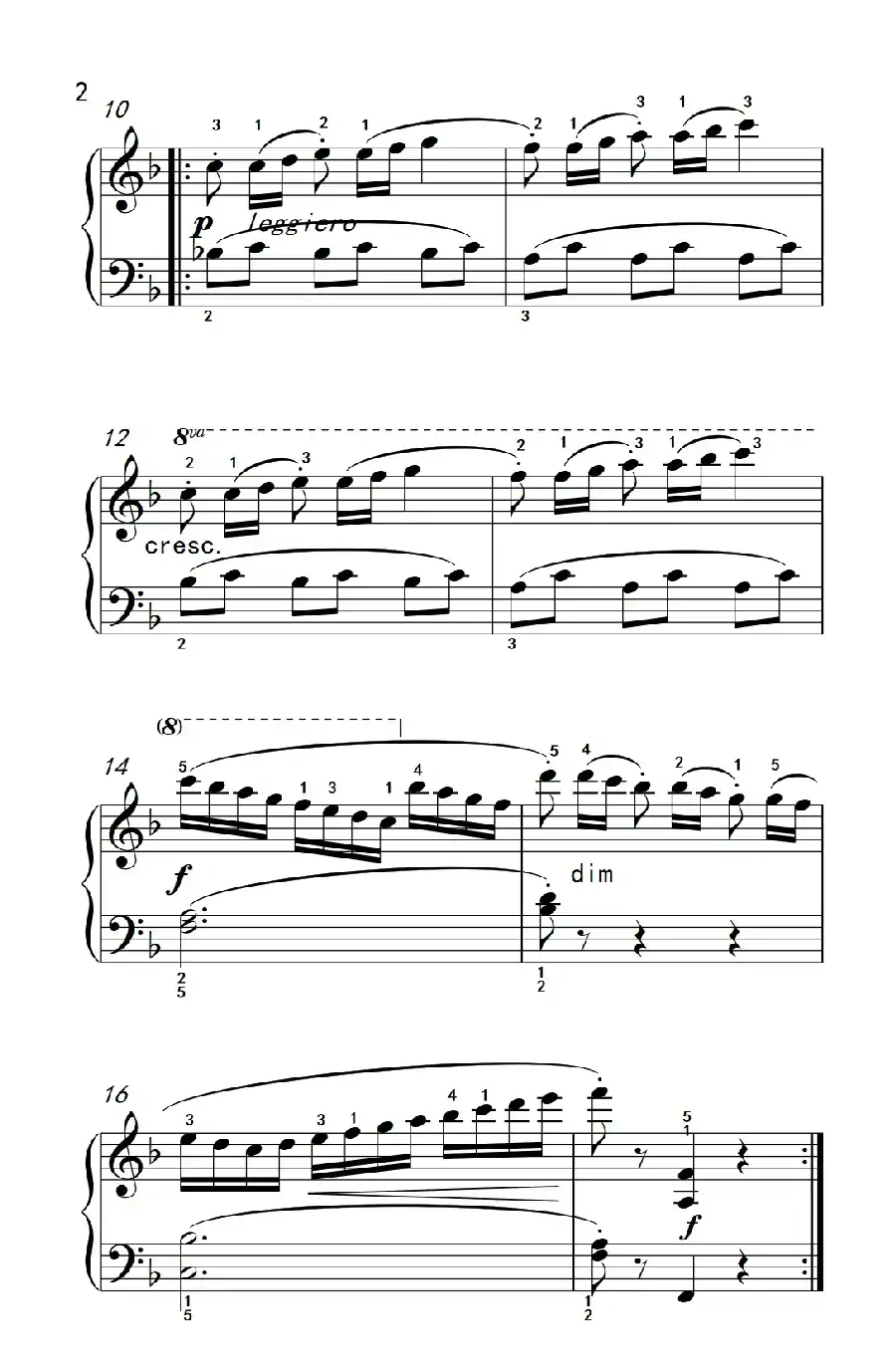 天真烂漫（老年大学 钢琴教程 3）