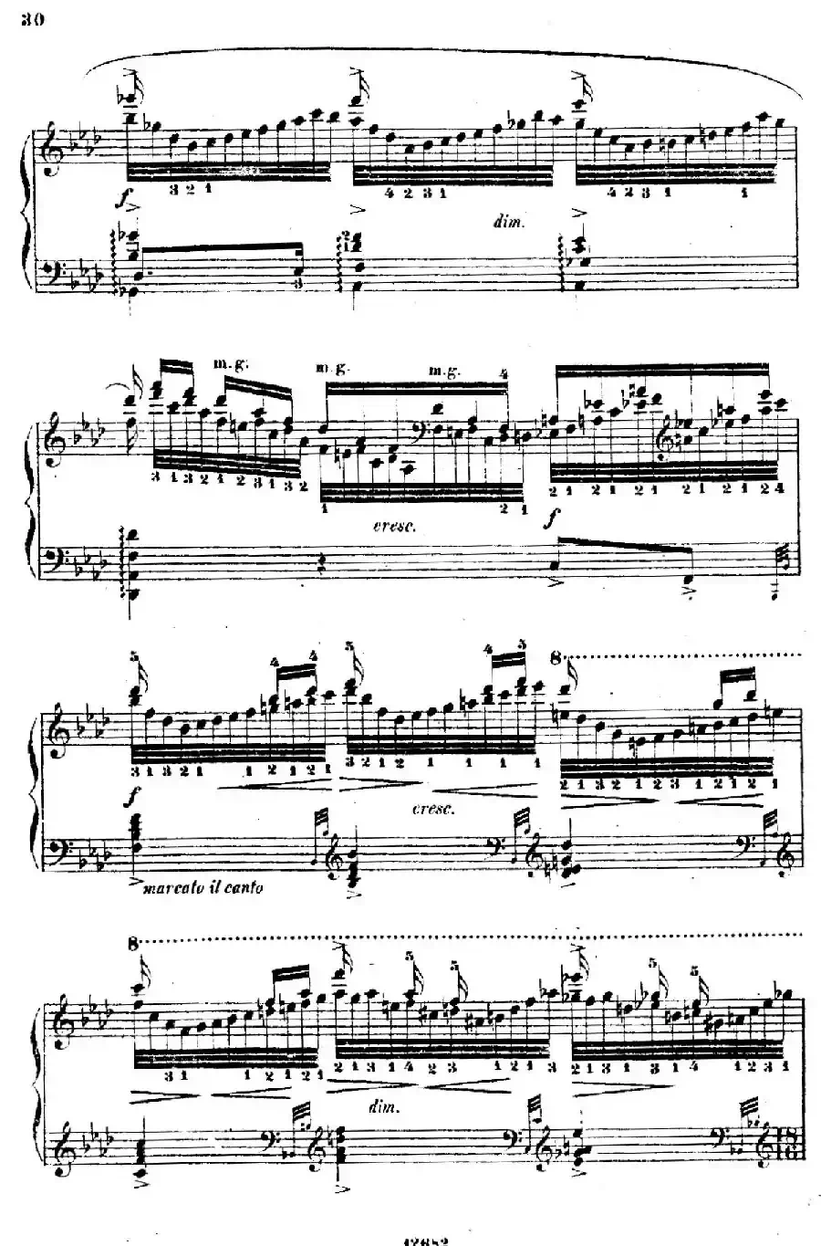 Douze Etudes de Salon Op.5（12首沙龙练习曲·6）