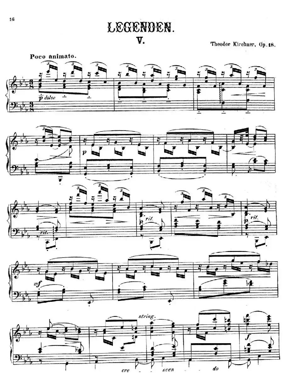 Legenden Op.18（9首传奇·Ⅴ）