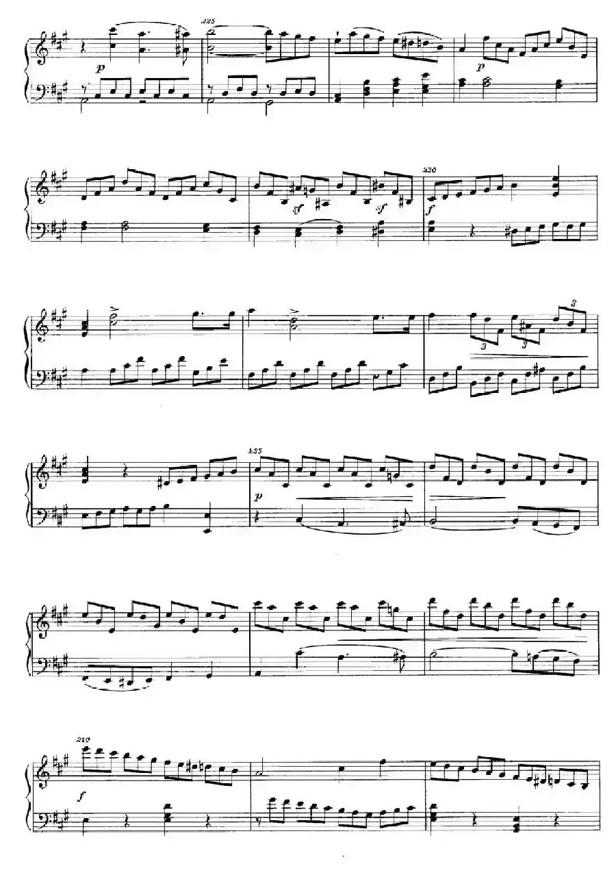 A大调钢琴大奏鸣曲（Grobe Sonate in A Major WWV 26）