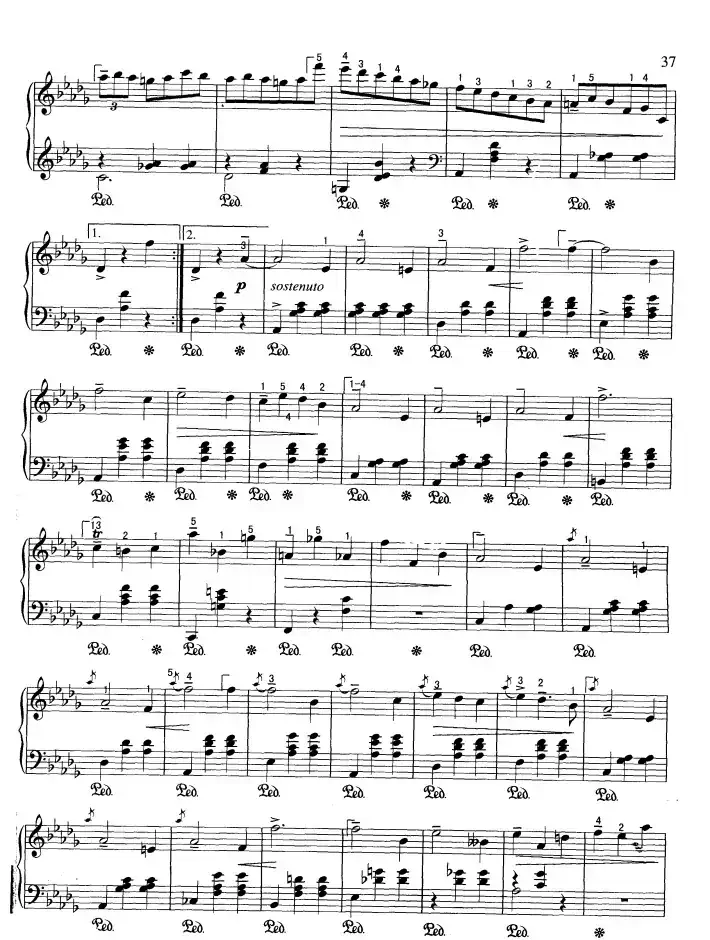 “小狗”圆舞曲（降D大调）