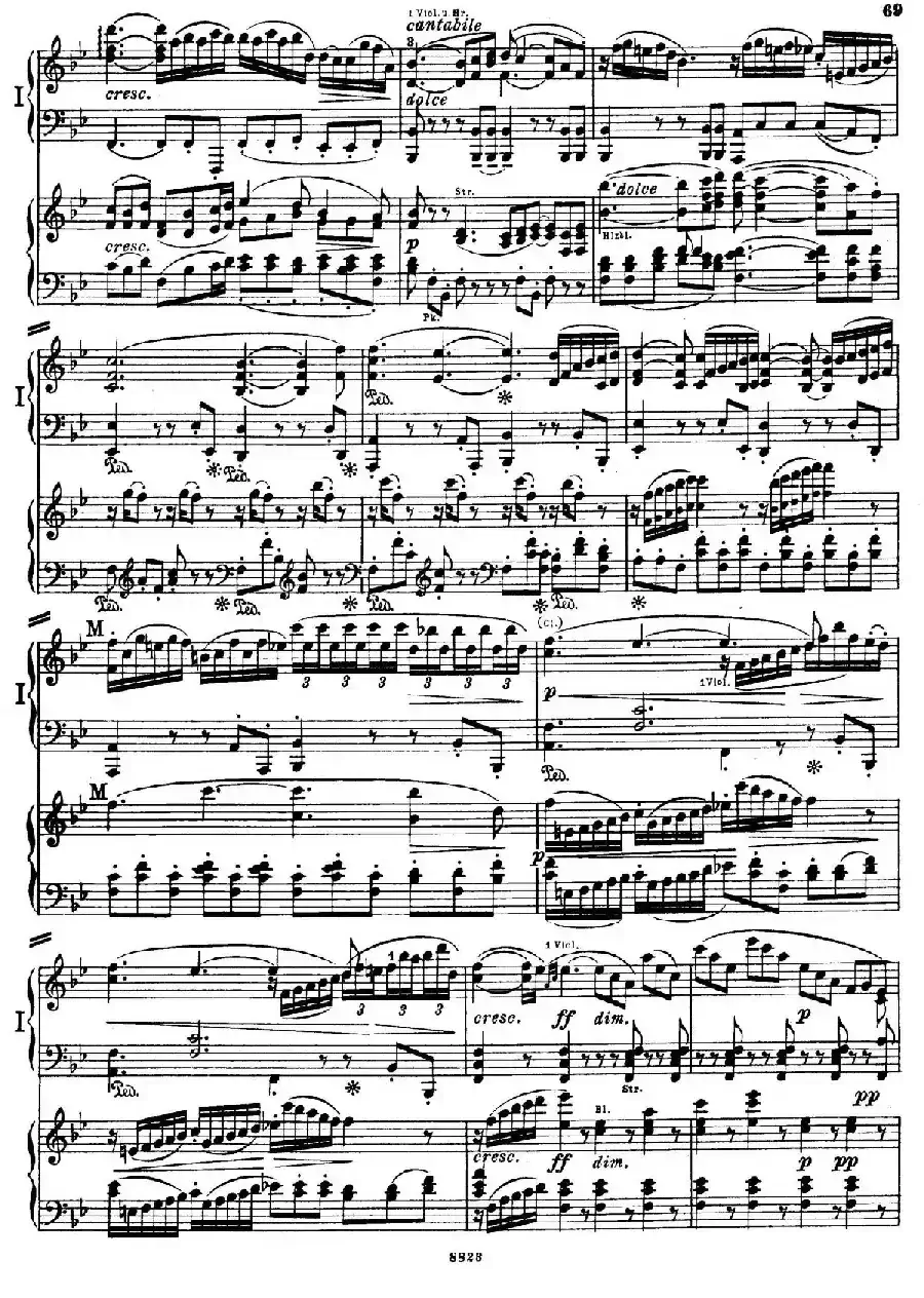 d小调第九交响曲 Op.125（双钢琴P63——72）