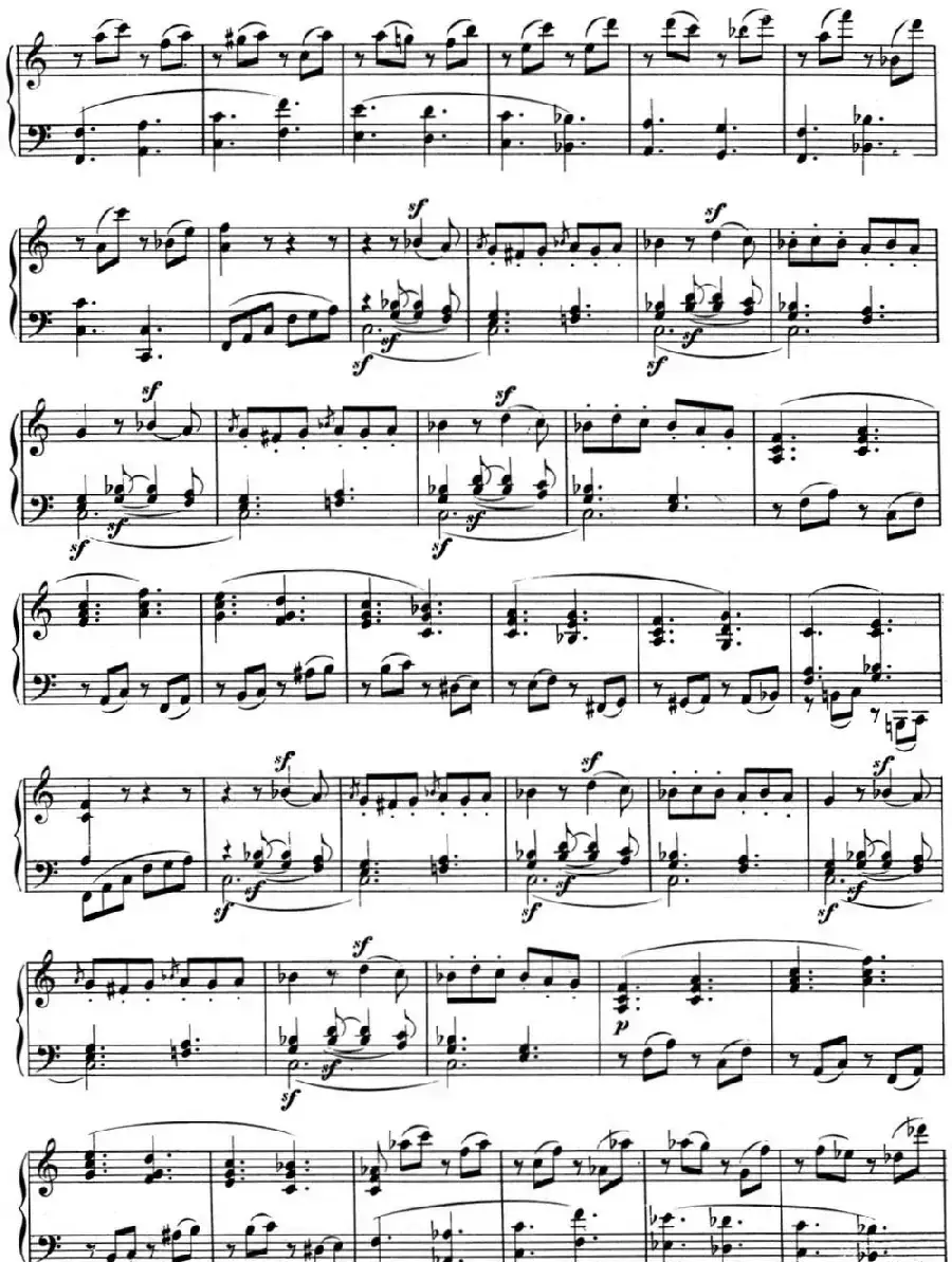 贝多芬钢琴奏鸣曲03 C大调 Op.2 No.3 C major