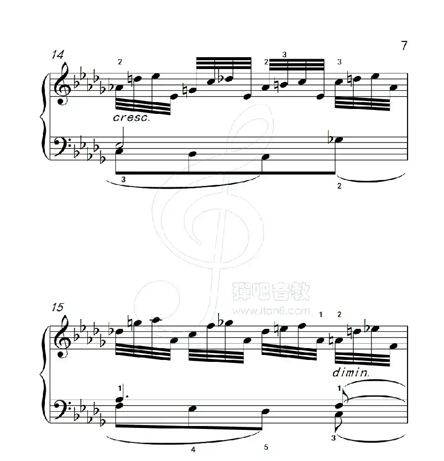练习曲 7(克拉莫钢琴练习曲60首)