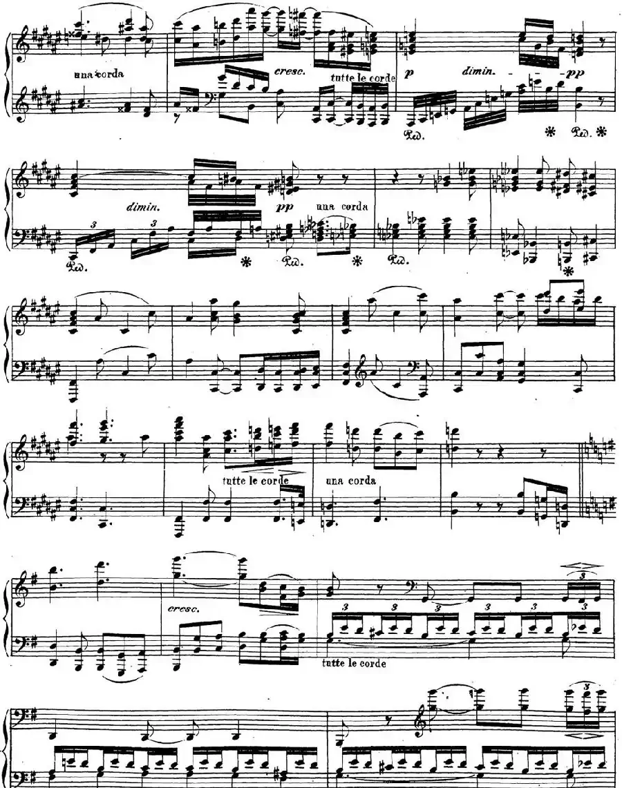 贝多芬钢琴奏鸣曲29 钢琴（锥子键琴）降B大调 Op.106 B-flat major