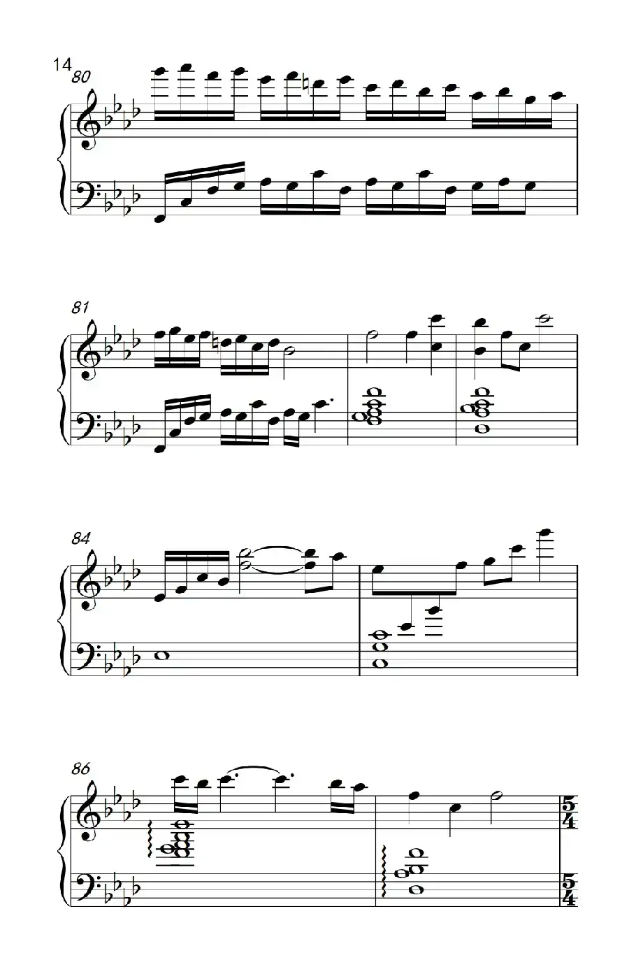 默(电影《何以笙箫默》插曲)(《弹吧音教》制谱版)