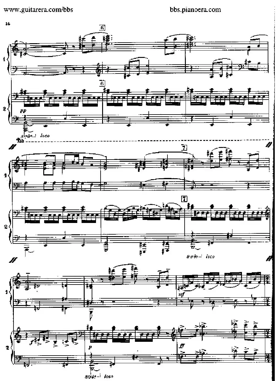 Sonata for Two Pianos（双钢琴奏鸣曲）