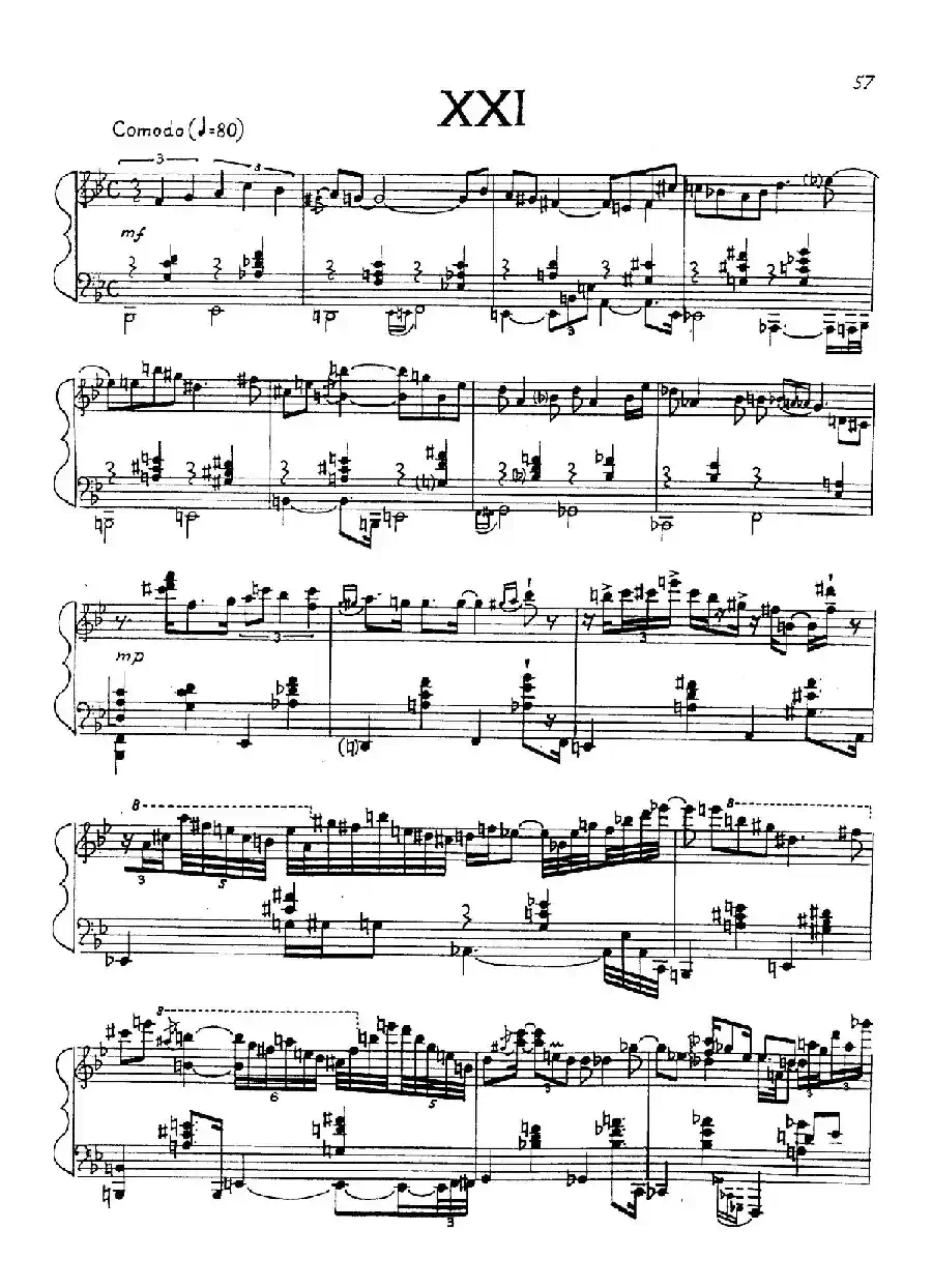 24 Preludes Op.53（24首前奏曲·XXI）