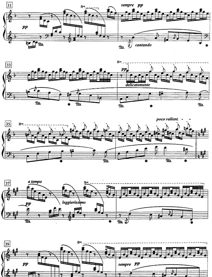 钢琴教程第八级 练习曲（森林的呼啸）