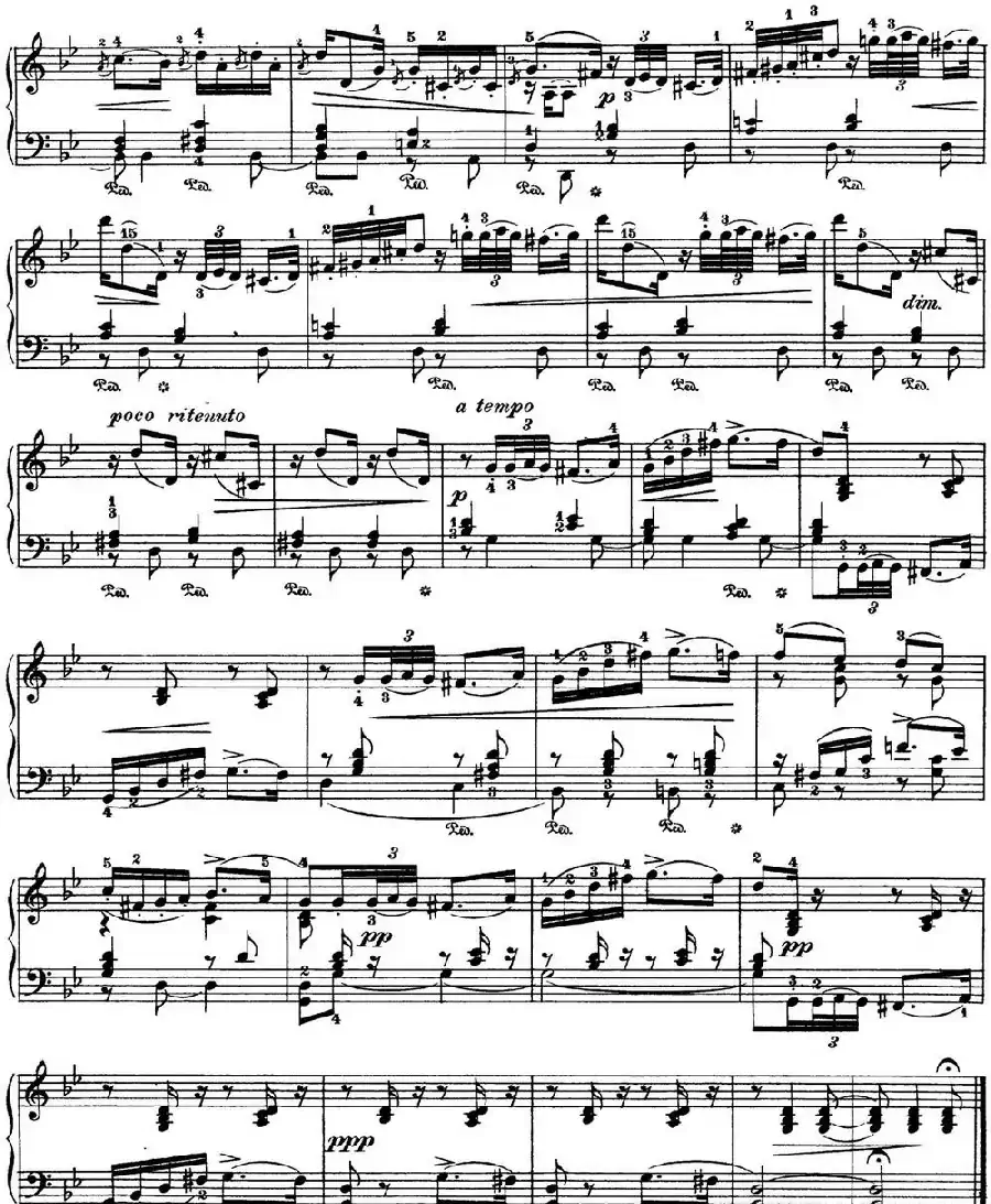 柴可夫斯基 四季 3月 云雀之歌 g小调 Song of the Lark G minor