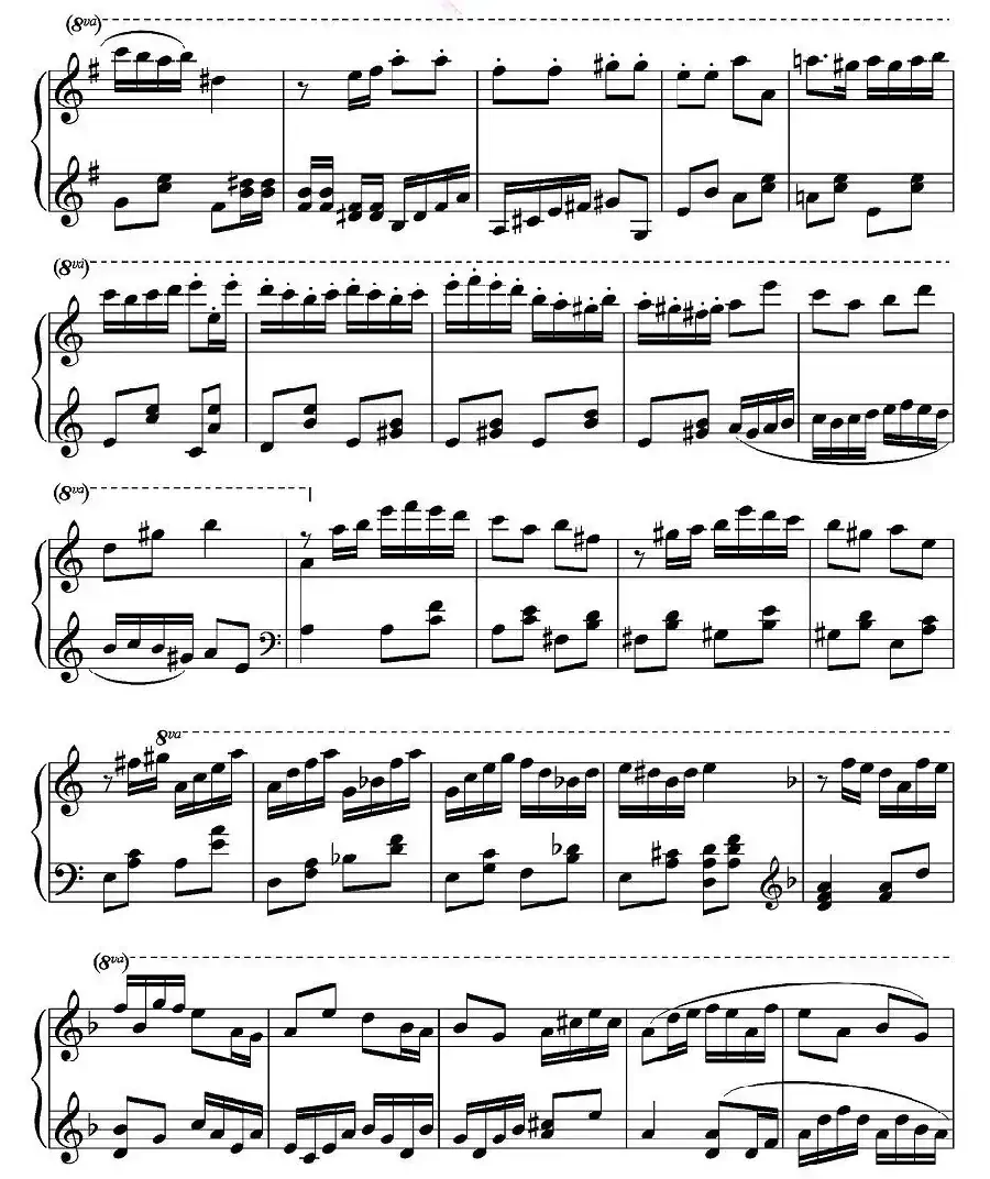 e小调钢琴随想曲