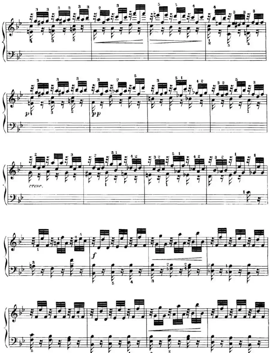 40首车尔尼Op.299钢琴快速练习曲（NO.13）