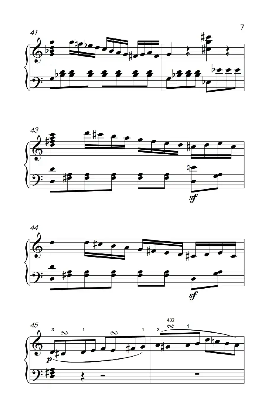 奏鸣曲 Opus 2 Nr.3 第一乐章(贝多芬奏鸣曲集 1)