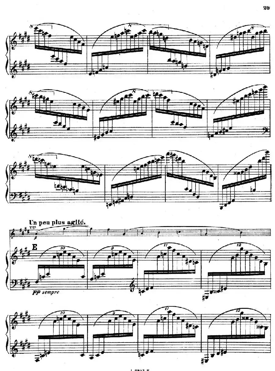 Symphony on a French Mountain Air Op.25（法国山歌交响曲·钢琴独奏·Ⅲ）