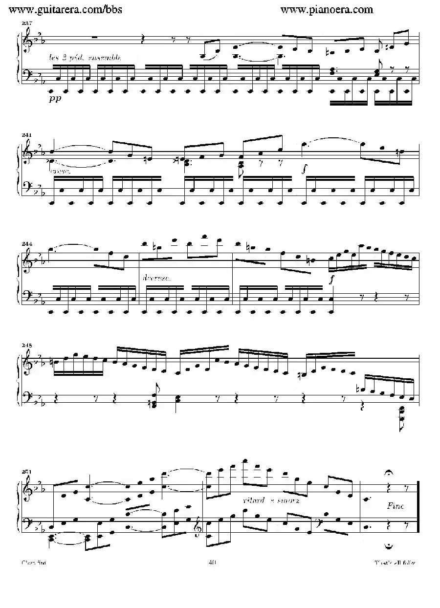 Grande Piano Sonata in c Minor Op.2（c小调华丽钢琴奏鸣曲·第四乐章）