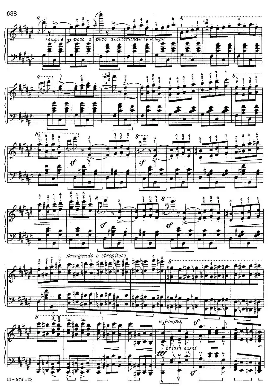 19 Rhapsodies Hongroises S.244 No.2（19首匈牙利狂想曲·第2首）