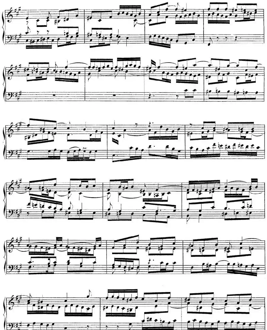 Toccata BWV 910（7首托卡塔·No.1 #F小调）