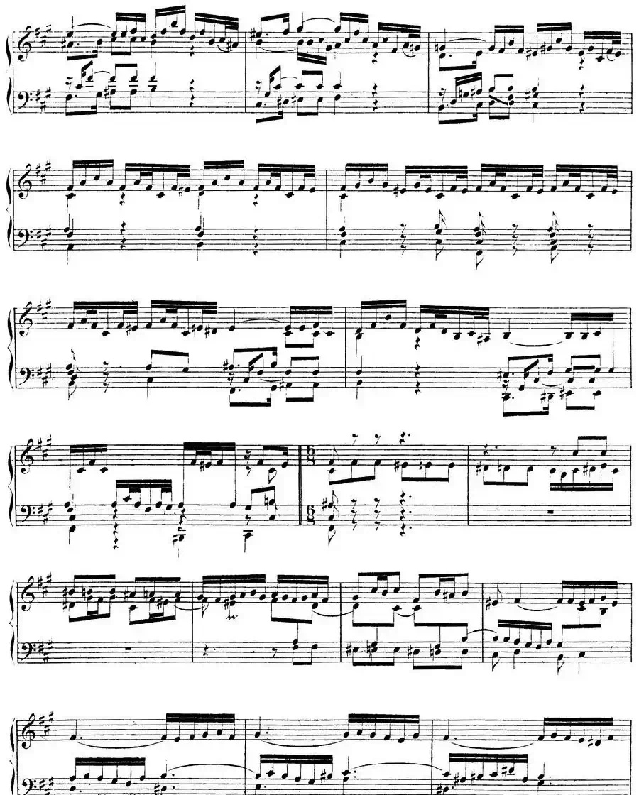 Toccata BWV 910（7首托卡塔·No.1 #F小调）