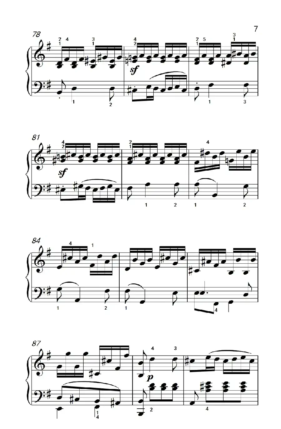 第九级2.G大调奏鸣曲 第一乐章 Op.31 No.1（中央音乐学院 钢琴（业余）考级教程 7-9级）