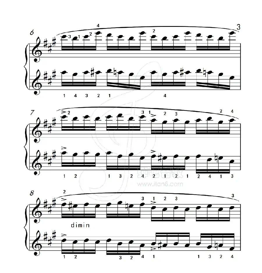 练习曲 4（克拉莫钢琴练习曲60首）