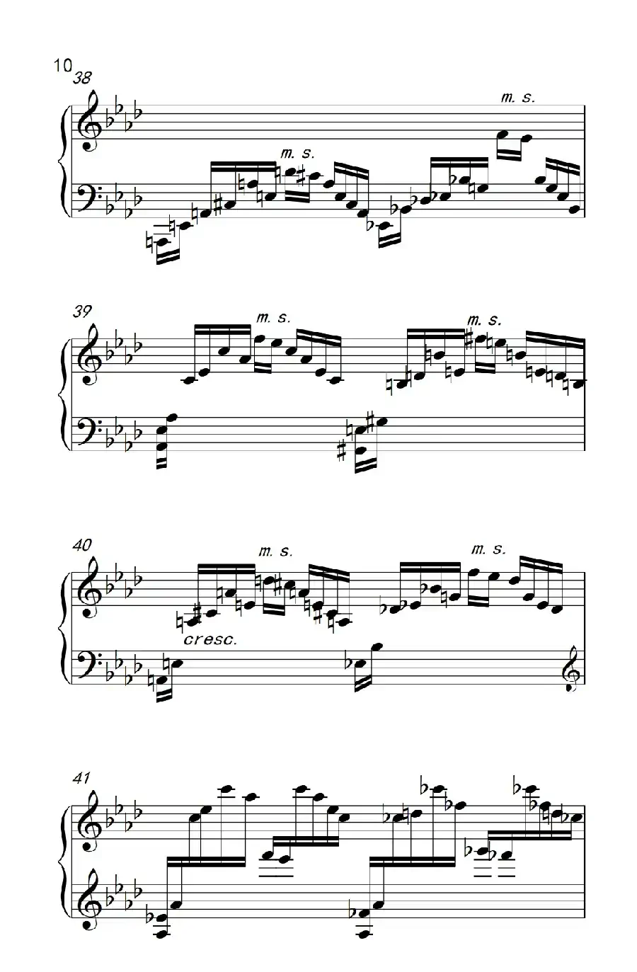 莫什科夫斯基 钢琴练习曲（第十一首）