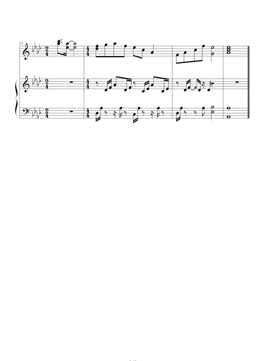 孤儿仔（钢琴伴奏谱）