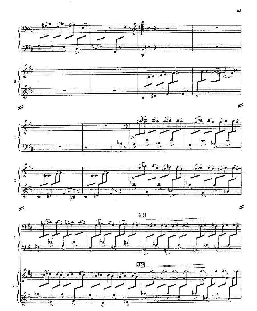 Concerto for 2 Pianos in d Minor（d小调双钢琴协奏曲· 第三乐章）