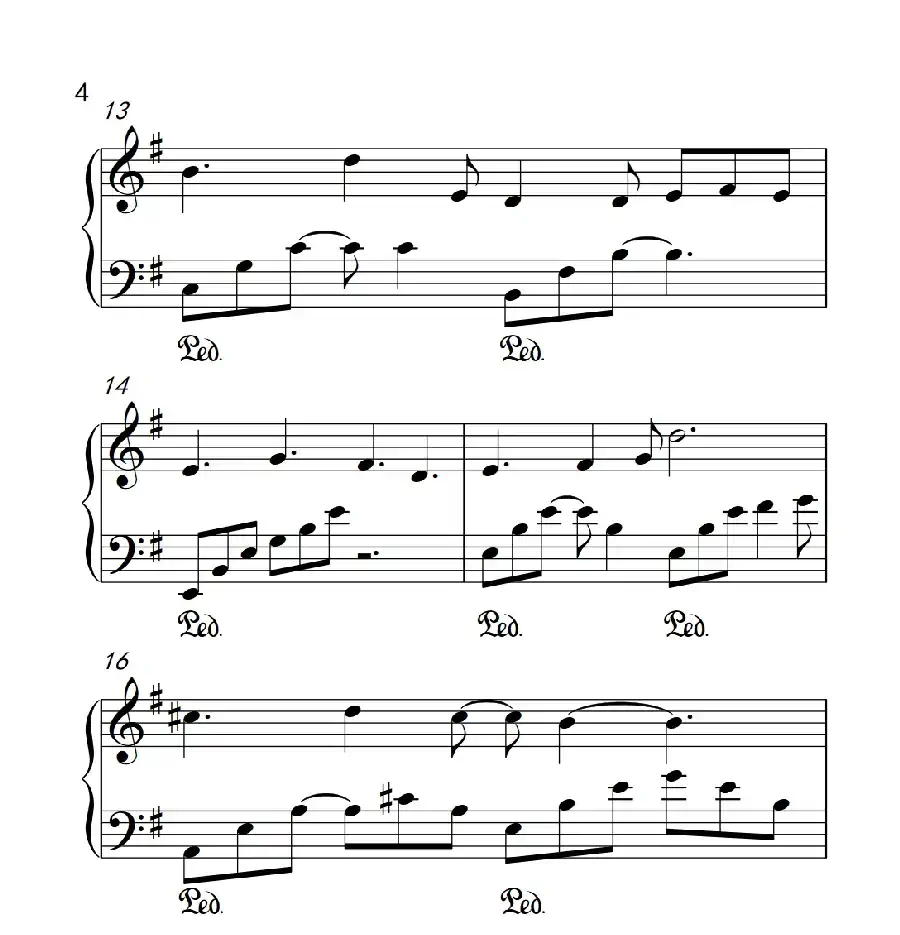 伊人如梦（《弹吧音教》制谱）