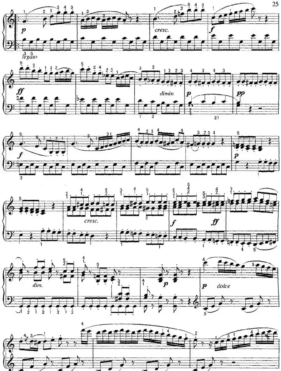 不可不弹的世界钢琴名曲：小奏鸣曲Op.36-3