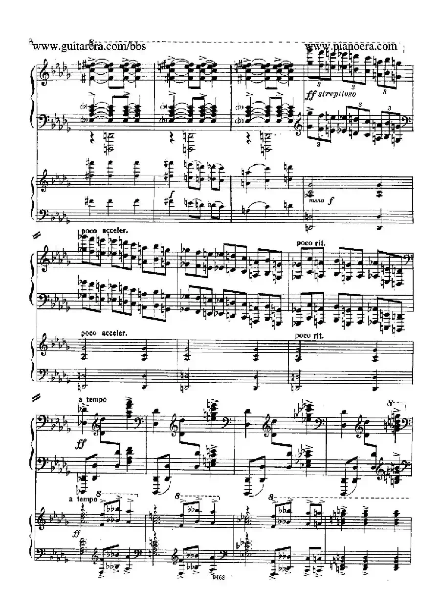 Piano Concerto in D-flat Major Op.37（降D大调钢琴协奏曲·Ⅰ·双钢琴）