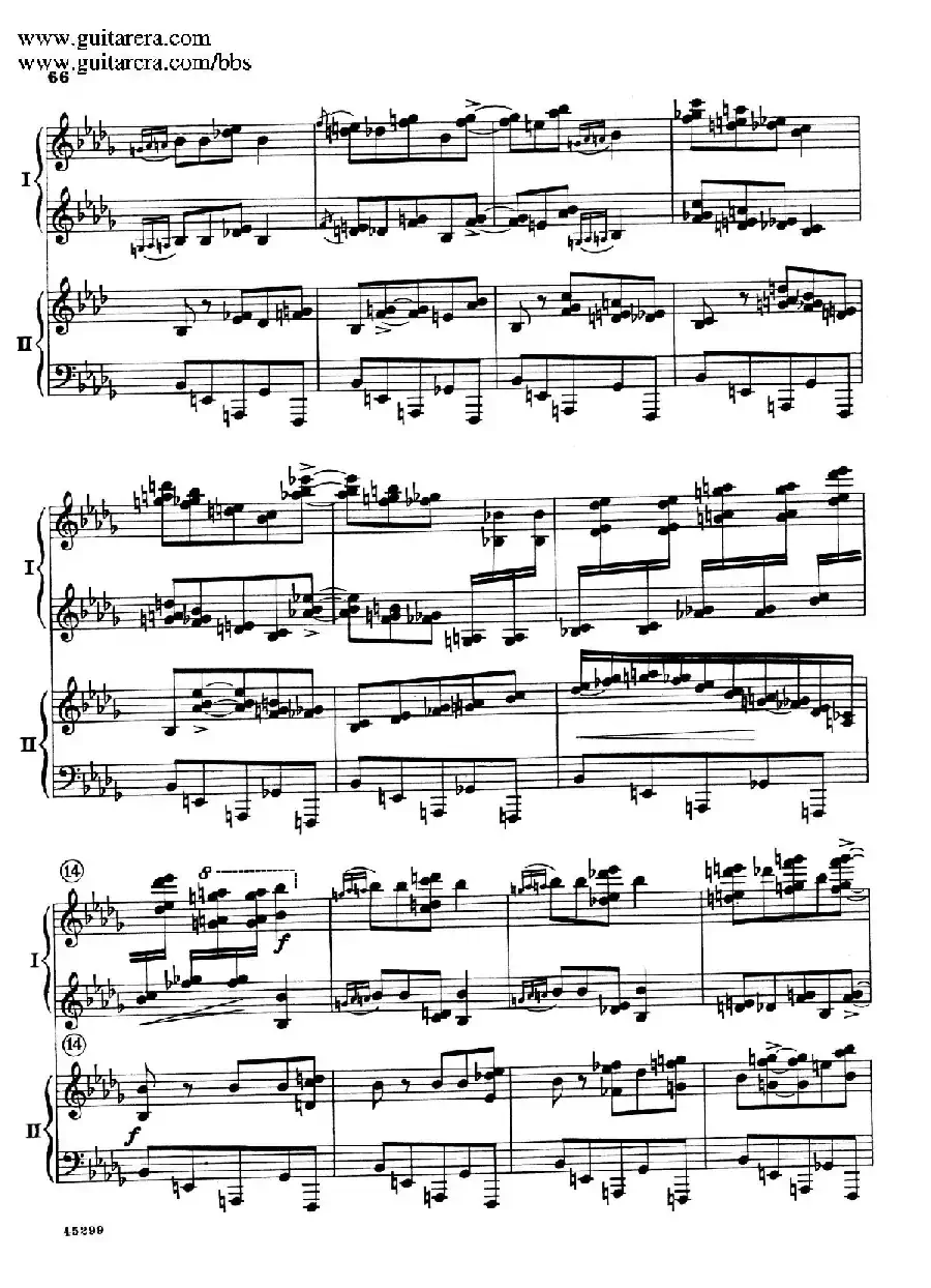 Piano Concerto Op.38（钢琴协奏曲·双钢琴·第三乐章）
