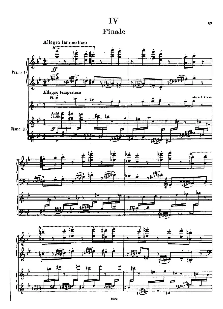 Piano Concerto No.2 in g Minor Op.16（g小调第二钢琴协奏曲·Ⅳ·双钢琴）
