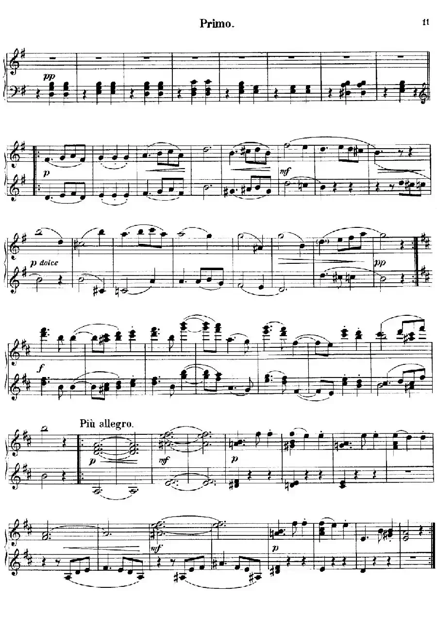 Walzer Op.3 - 4 hands（圆舞曲·四手联弹）