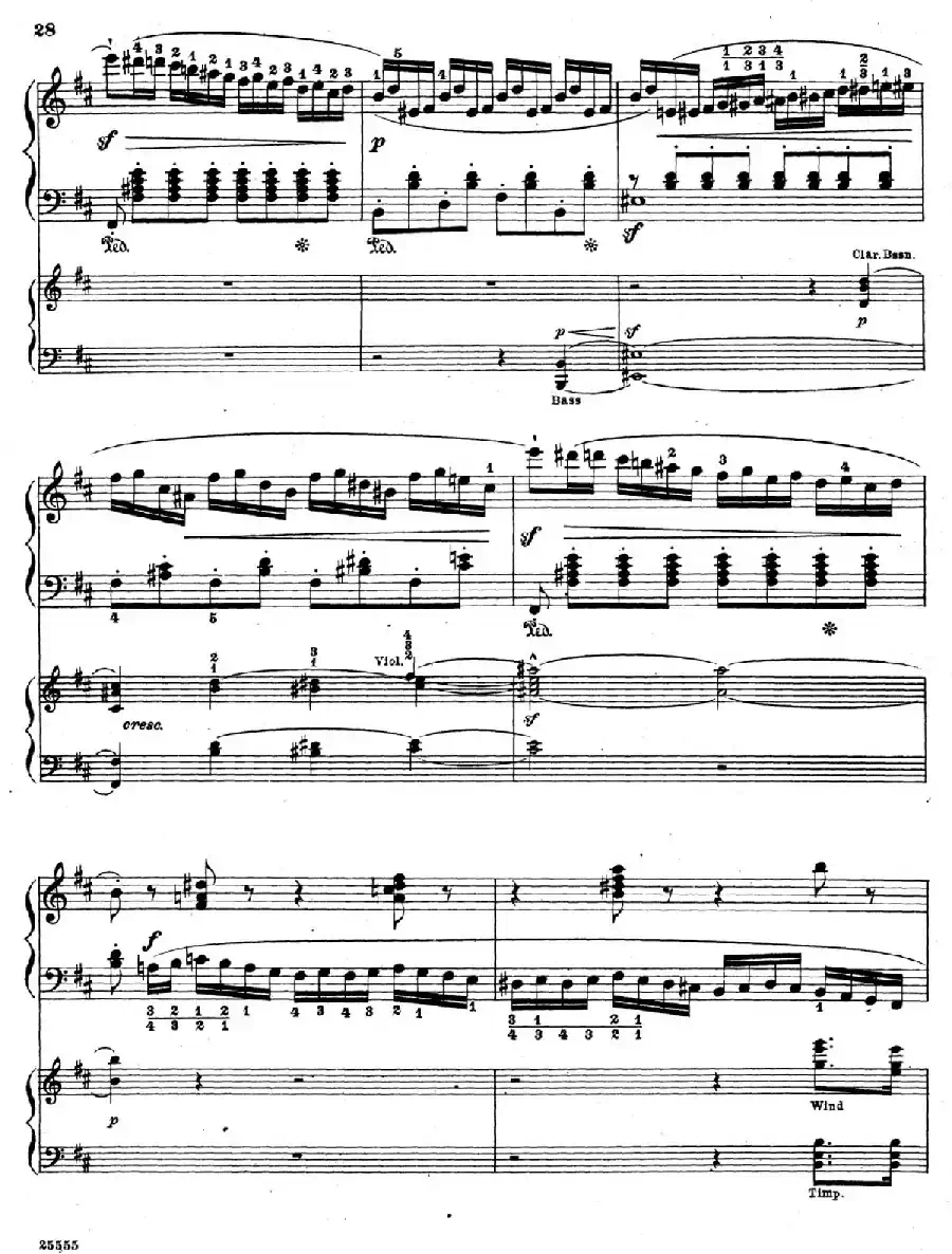 Capriccio Brillante in B Major Op.22（B大调华丽随想曲·双钢琴）