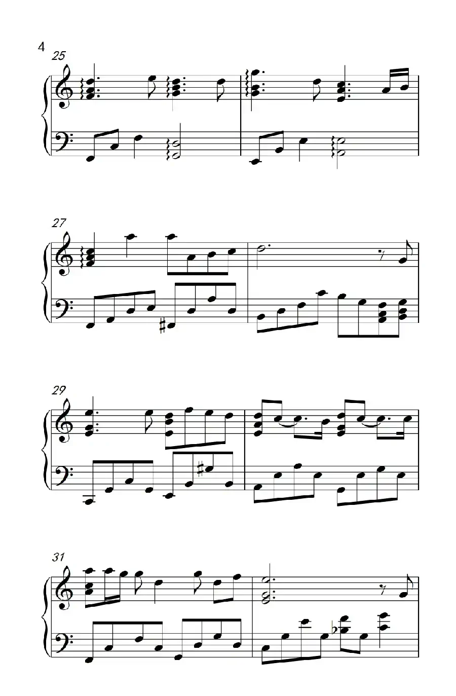 一次幸福的机会（《弹吧音教》制谱）